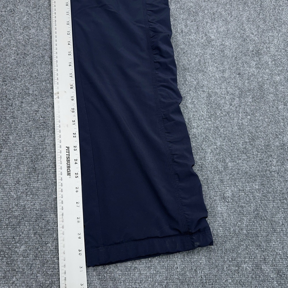 Athleta Lined La Viva Pants Womens 4 Blue Ruched Drawstring Hiking Zip Pockets - Picture 7 of 11